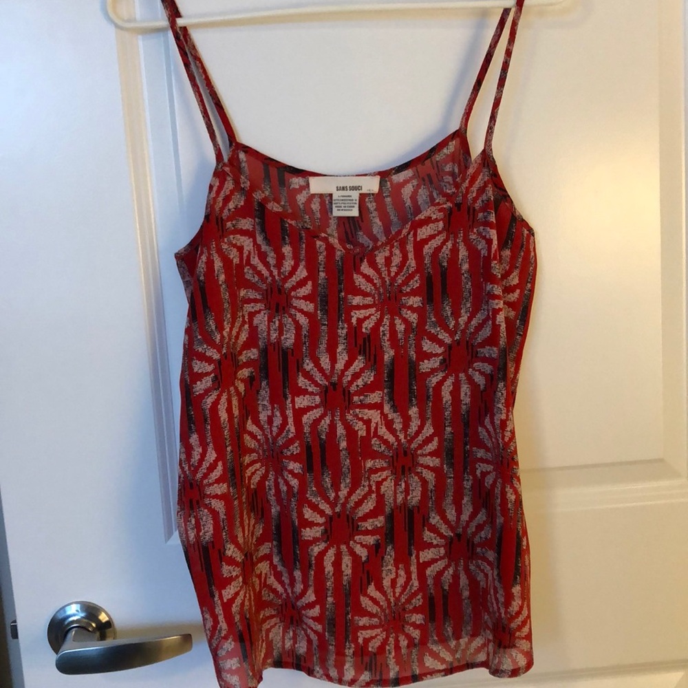 Printed tank top
